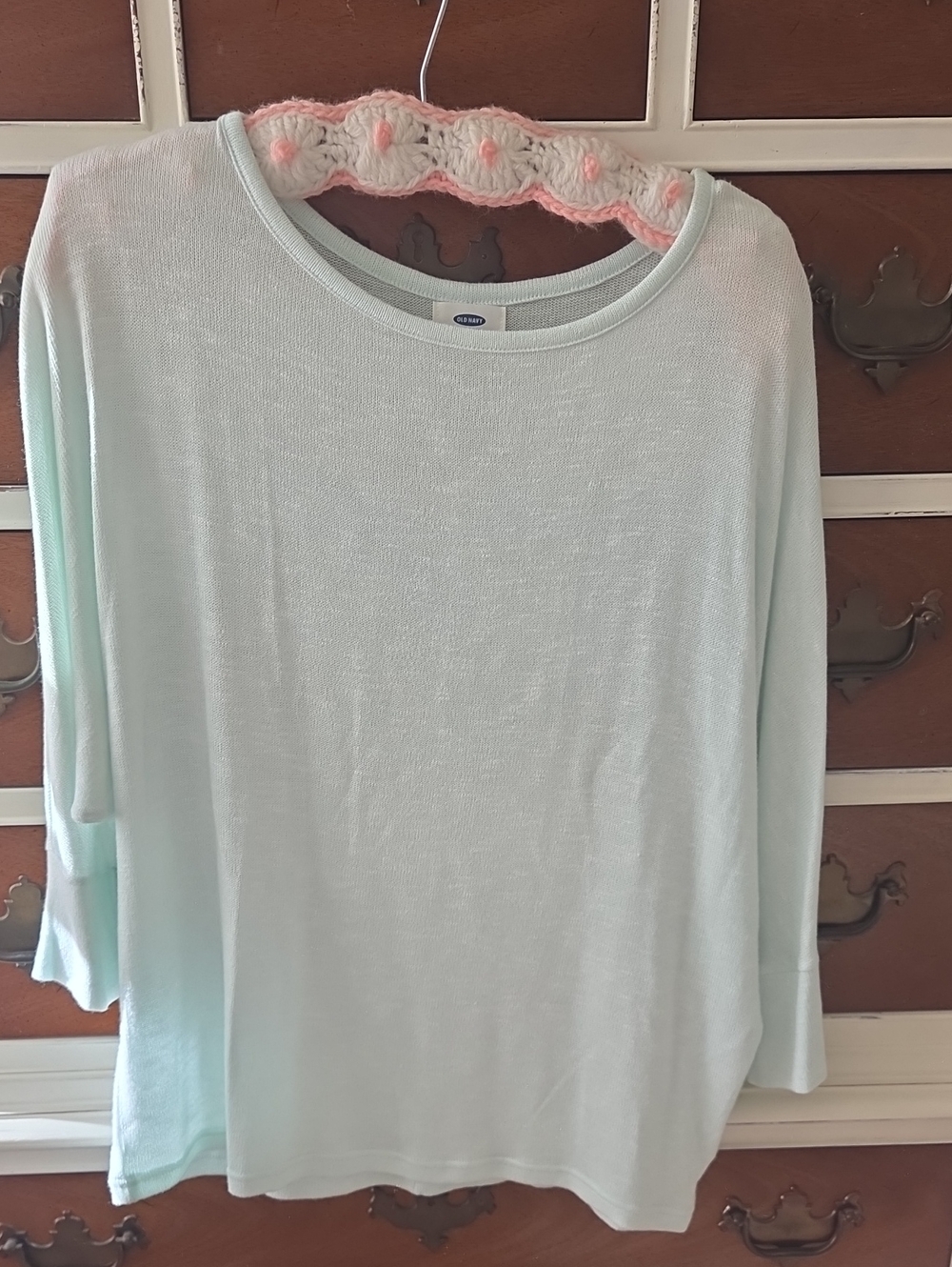 Old Navy Mint Green Lightweight Crewneck Sweater